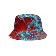 Fractal Pattern Background Inside Out Bucket Hat (kids) by Amaryn4rt