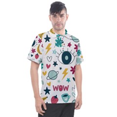 Wallpaper Background Cute Design Men s Polo Tee by Amaryn4rt