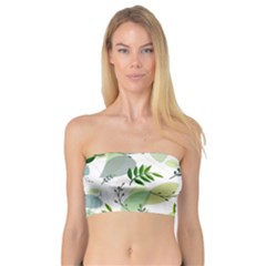 Leaves Foliage Pattern Abstract Bandeau Top by Amaryn4rt