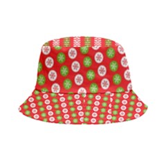 Festive Pattern Christmas Holiday Inside Out Bucket Hat by Amaryn4rt