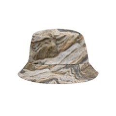 Texture Marble Abstract Pattern Inside Out Bucket Hat (kids) by Amaryn4rt