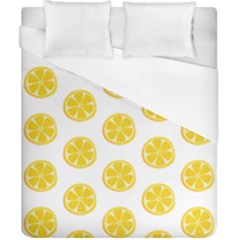 Fruit Food Juicy Organic Yellow Duvet Cover (california King Size) by Wegoenart