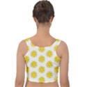 Fruit Food Juicy Organic Yellow Velvet Crop Top View2