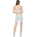 Aliens Ufo Fantasy Pattern Stretch Shorts and Tube Top Set View2