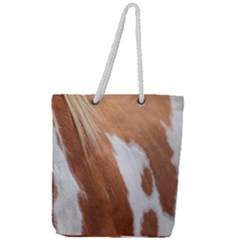 Horse Coat Animal Equine Full Print Rope Handle Tote (large) by artworkshop