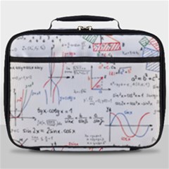 Math Formula Pattern Full Print Lunch Bag by Wegoenart