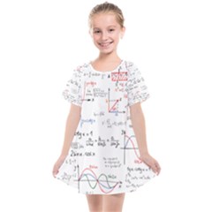 Math Formula Pattern Kids  Smock Dress by Wegoenart