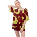 Illustration Art Pattern Design Painting- Oversized Chiffon Top View1