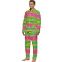 Peace And Love Men s Long Sleeve Velvet Pocket Pajamas Set View3