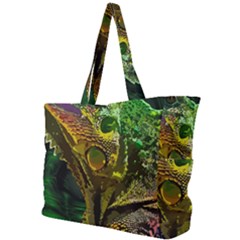 Chameleon Reptile Lizard Animal Simple Shoulder Bag by Wegoenart