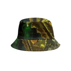 Chameleon Reptile Lizard Animal Inside Out Bucket Hat (kids) by Wegoenart