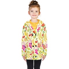 Seamless-fruit Kids  Double Breasted Button Coat by nateshop