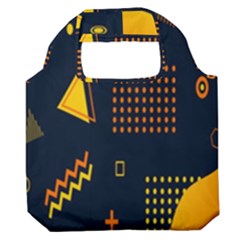 Abstract-geometric Premium Foldable Grocery Recycle Bag by nateshop