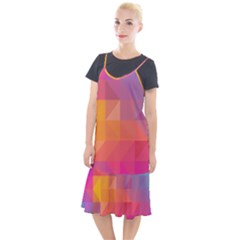 Illustration Geometric Pattern Design Graphic Camis Fishtail Dress by Wegoenart