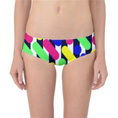 Illustration Geometric Form Circle Line Pattern Classic Bikini Bottoms by Wegoenart