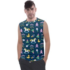 Cute Babies Toys Seamless Pattern Men s Regular Tank Top by Vaneshart