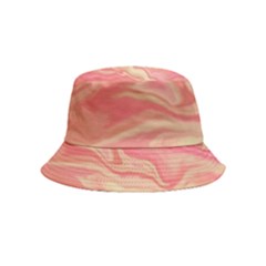 Illustration Graphic Pattern Texrure Pink Maeble Inside Out Bucket Hat (kids) by Wegoenart