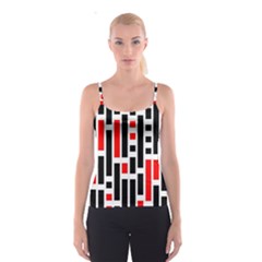 Illustration Background Geometric Pattern Spaghetti Strap Top by Wegoenart