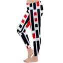 Illustration Background Geometric Pattern Classic Winter Leggings View2