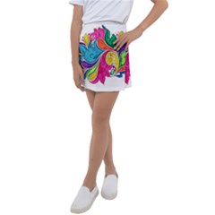 Im Fourth Dimension Colour 30 Kids  Tennis Skirt by imanmulyana