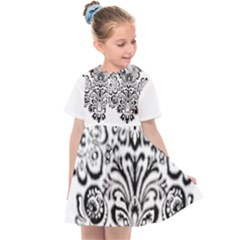 Im Fourth Dimension Black White 40 Kids  Sailor Dress by imanmulyana