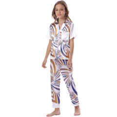  Kids  Satin Short Sleeve Pajamas Set by imanmulyana