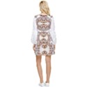 IM Fourth Dimension Colour 43 Tiered Long Sleeve Mini Dress View2