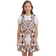 Im Fourth Dimension Colour 43 Kids  Bow Tie Puff Sleeve Dress by imanmulyana