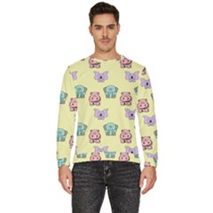 Illustration Animals Pastel Children Colorful Men s Fleece Sweatshirt by Wegoenart