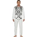 IM Fourth Dimension Black White 57 Men s Long Sleeve Velvet Pocket Pajamas Set View1