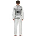 IM Fourth Dimension Black White 57 Men s Long Sleeve Velvet Pocket Pajamas Set View4