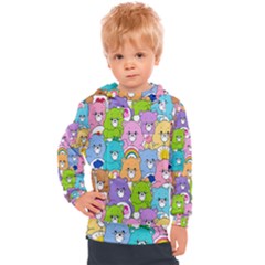 Care Bears Bear Background Cartoon Kids  Hooded Pullover by Sudhe