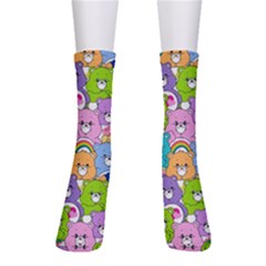 Care Bears Bear Background Cartoon Crew Socks by Sudhe