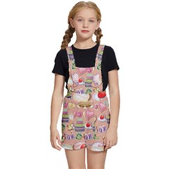 Illustration Seamless Pattern Standardize Kids  Short Overalls by danenraven