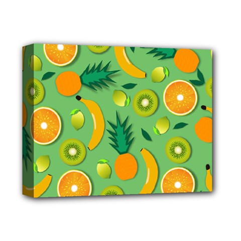 Fruit Tropical Pattern Design Art Deluxe Canvas 14  X 11  (stretched) by danenraven