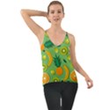 Fruit Tropical Pattern Design Art Chiffon Cami View1