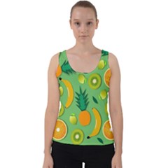 Fruit Tropical Pattern Design Art Velvet Tank Top by danenraven