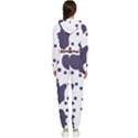 Illustration Cow Pattern Texture Cloth Dot Animal Cropped Zip Up Lounge Set View2