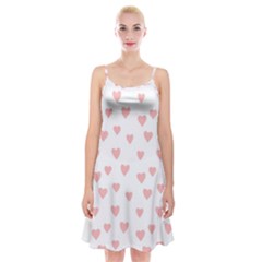 Small Cute Hearts Spaghetti Strap Velvet Dress by ConteMonfrey