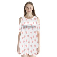 Small Cute Hearts Shoulder Cutout Velvet One Piece by ConteMonfrey