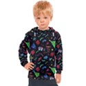 Happy New Year Christmas Xmast Background Kids  Hooded Pullover View1