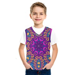 Mandala Fishes Kids  Basketball Tank Top by ConteMonfrey