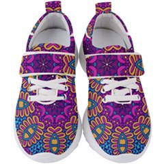 Mandala Fishes Kids  Velcro Strap Shoes by ConteMonfrey