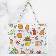 Set Child Fun Funny Collection Medium Tote Bag by artworkshop