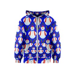 Seamless  Repeating Pattern Kids  Zipper Hoodie by artworkshop