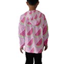 Pink Melon Wayermelon Pattern Food Fruit Melon Kids  Hooded Windbreaker View2