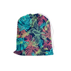 Sheets Tropical Picture Plant Pattern Drawstring Pouch (large) by Ravend