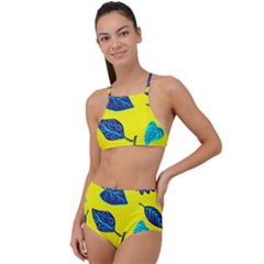 Sheets Pattern Picture Detail High Waist Tankini Set by Ravend