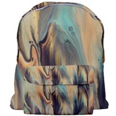 Abstract Painting In Colored Paints Giant Full Print Backpack by Ravend