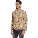 Cute Forest Friends Men s Puffer Bubble Jacket Coat View2